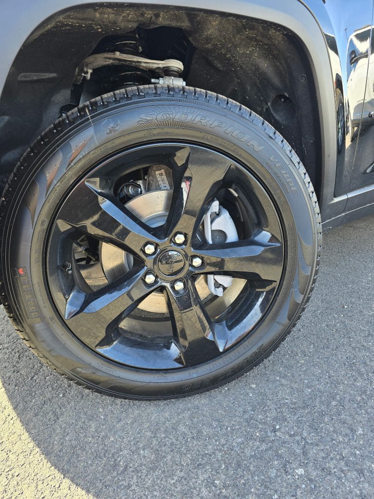 Brakes on a Jeep Grand Cherokee 