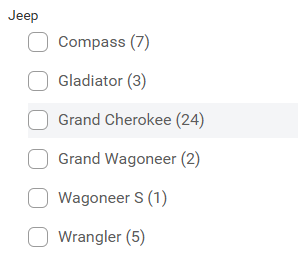 picture of the website option for jeeps