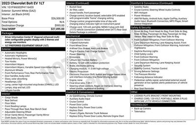 2023 Chevrolet Bolt EV 1LT
