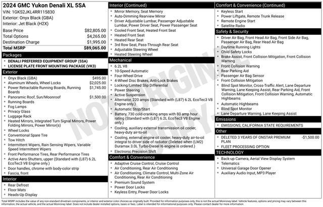 2024 GMC Yukon XL Denali