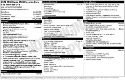 2022 GMC Sierra 1500 Elevation