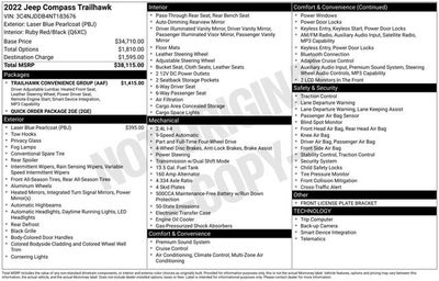 2022 Jeep Compass Trailhawk 4x4
