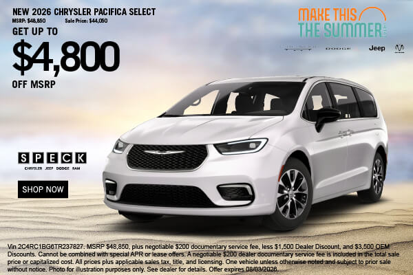 4800 off msrp new chrysler pacifica