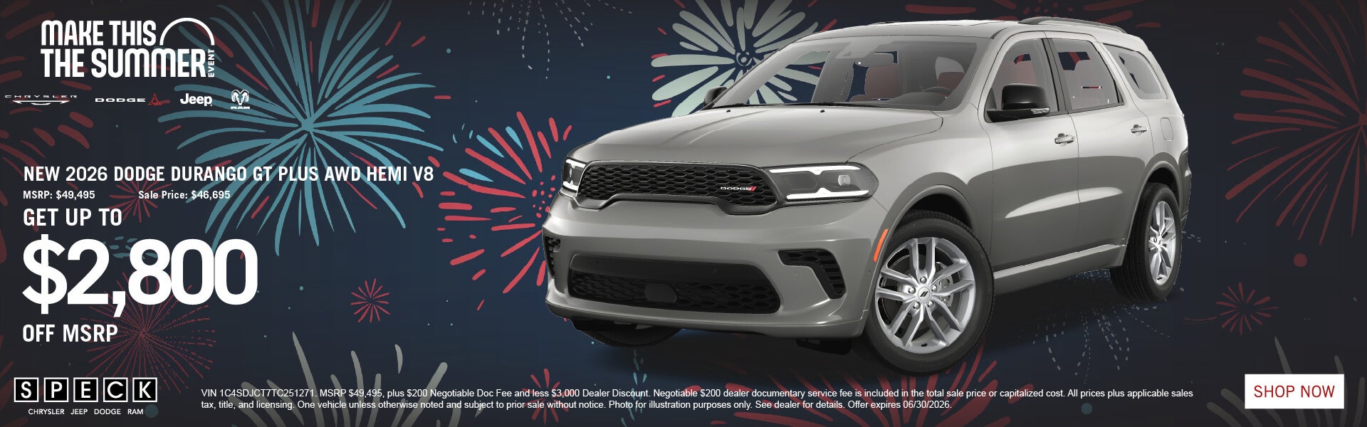 2800 off msrp dodge durango