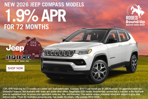 1.9 apr for 72 months jeep compass
