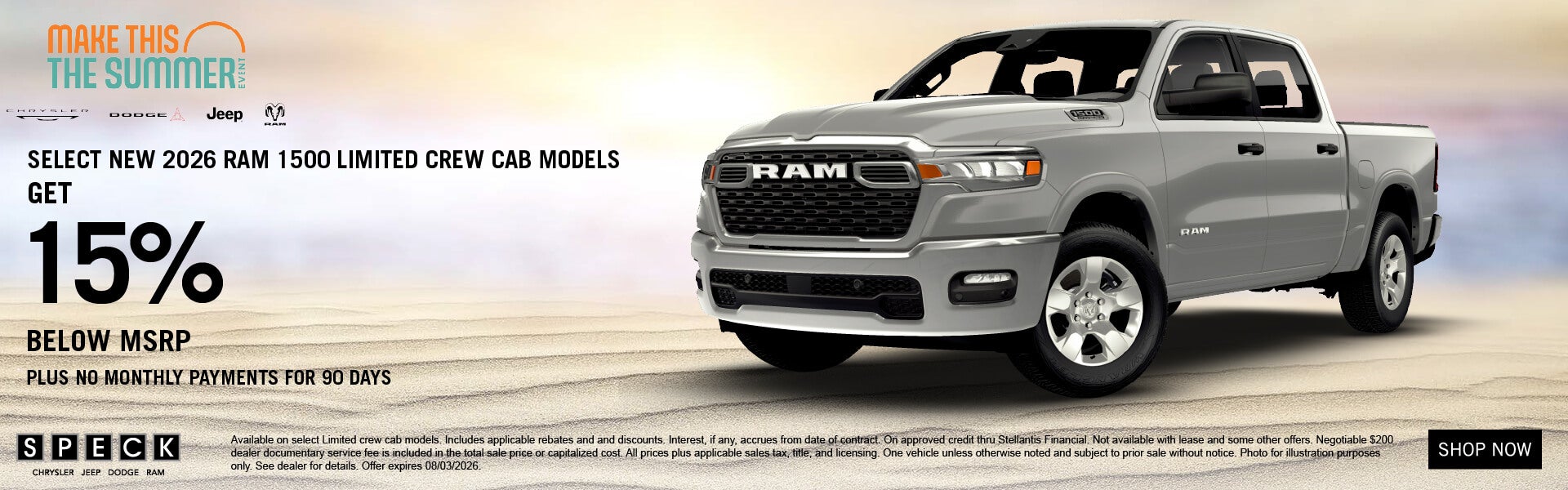 15% off msrp new ram 1500 models