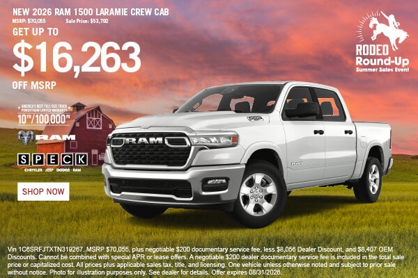 16.263 off msrp new 2026 ram 1500