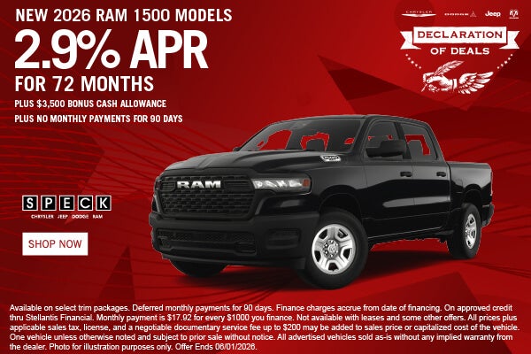 2.9 apr for 72 months ram 1500