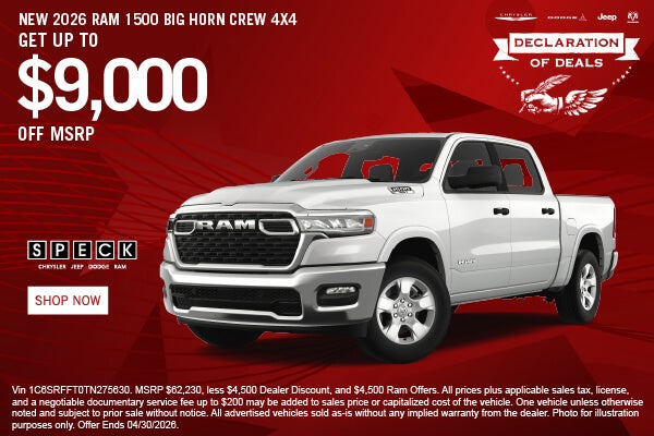 9000 off msrp new 2026 ram 1500