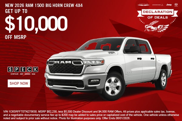 10,000 off msrp 2026 ram 1500