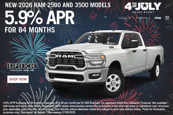 5.9 apr for 84 months ram hd trucks