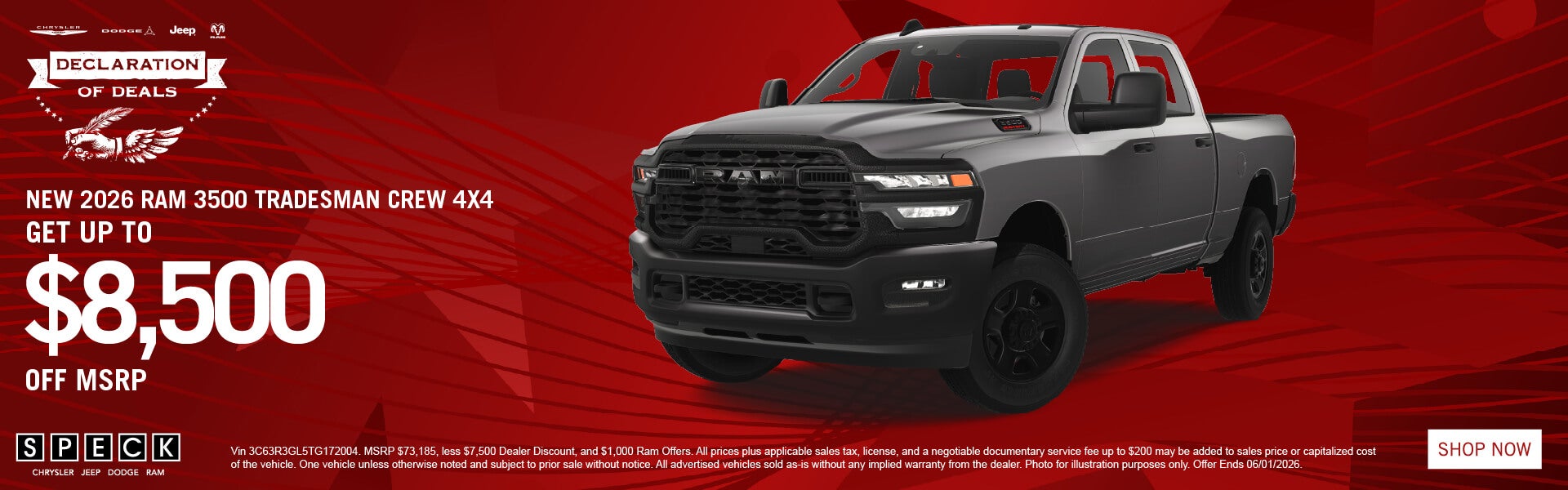 8500 off msrp on 2025 ram 3500