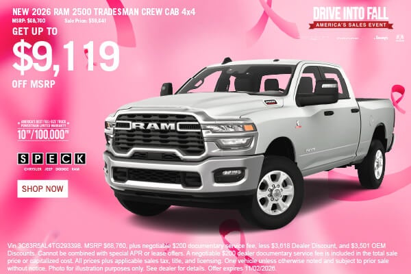 9119 off msrp on ram 2500