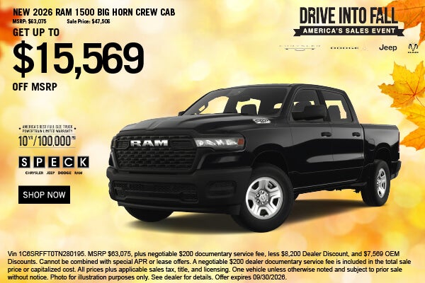 15,569 off msrp new ram 1500 