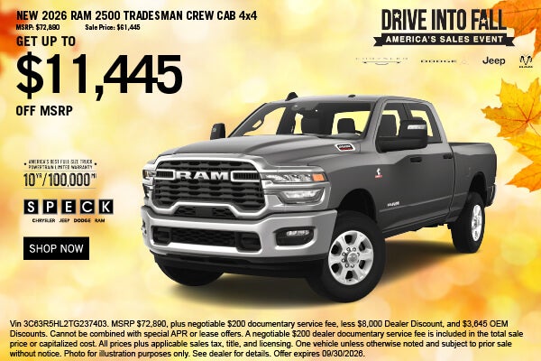 11,445 off msrp new ram 2500